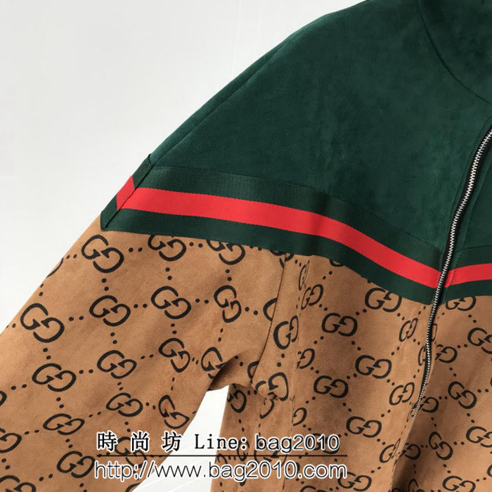 GUCCI古馳 18ss秋冬新款 升級版加棉 中國龍刺繡 雙G小logo 外套 情侶款 ydi1945